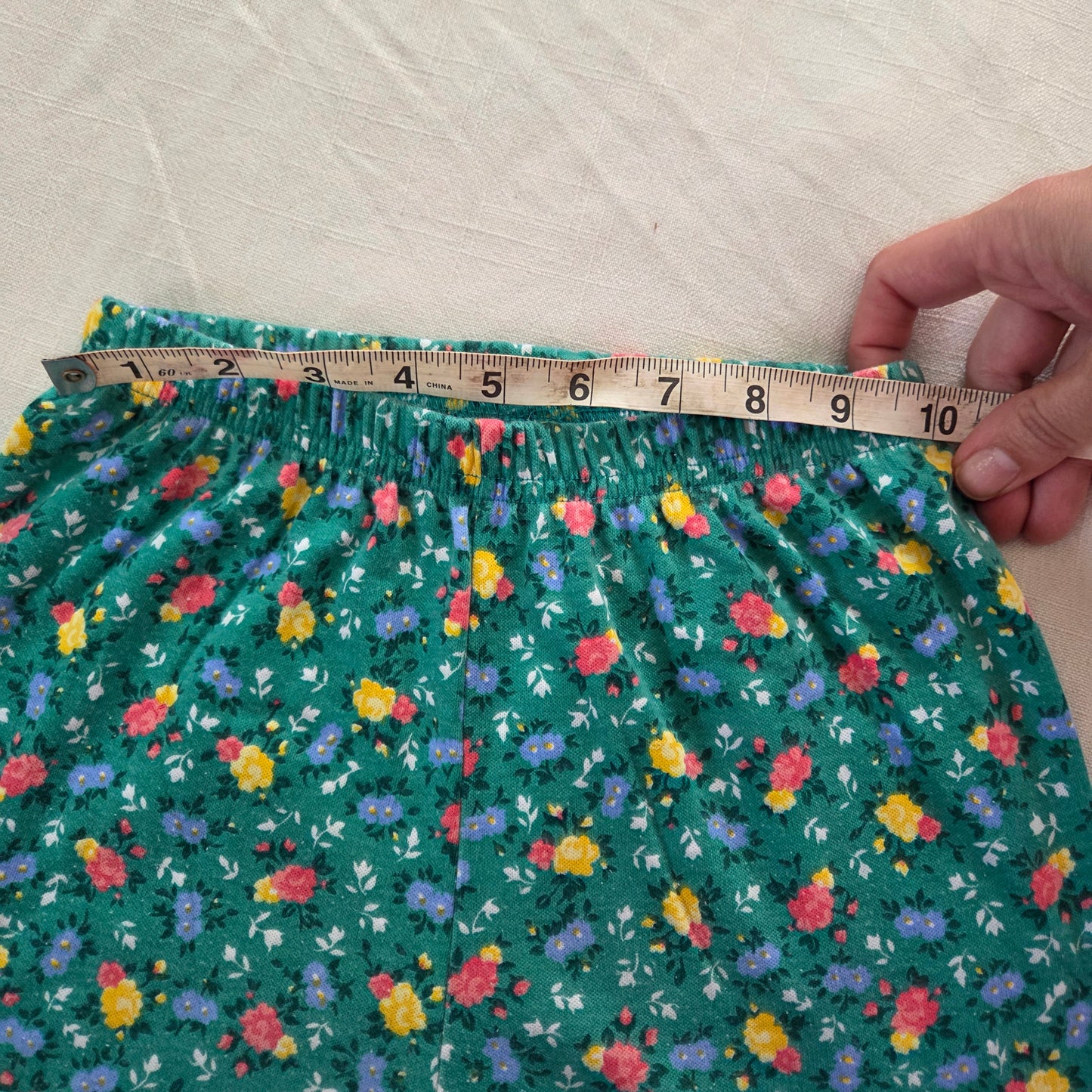 90s Vintage Floral Comfy Pants kids 10