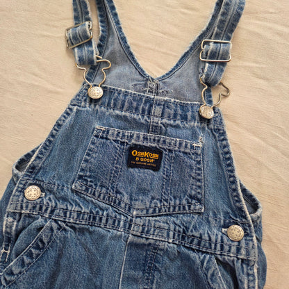 90s Vintage Oshkosh Denim Overalls 24 months