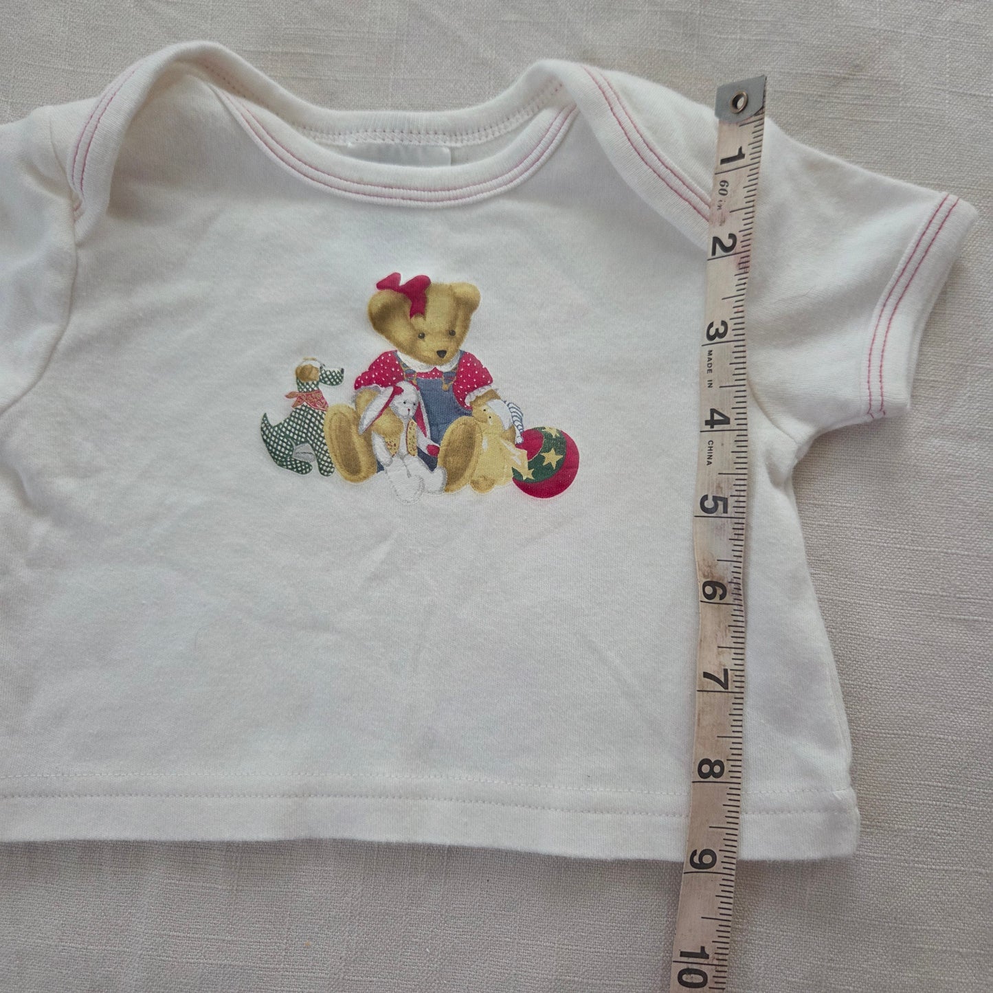 90s Vintage Bear + Toys Cotton Shirt 0-3 months