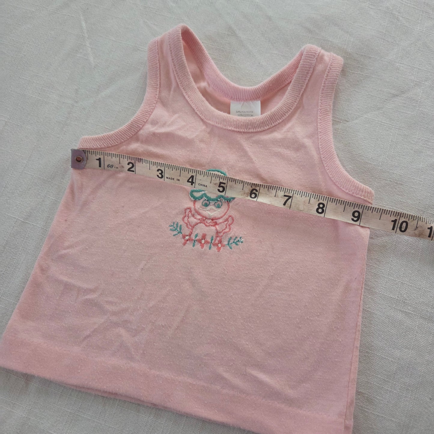 80s Vintage Duckling Tank Top 6-9 months