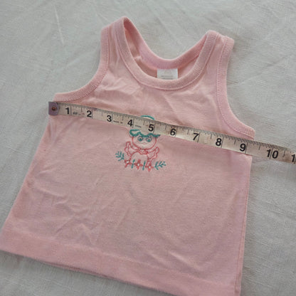 80s Vintage Duckling Tank Top 6-9 months