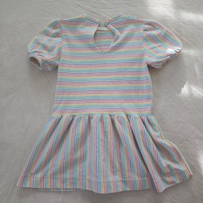 80s Vintage Healthtex Rainbow Heart Dress 4t