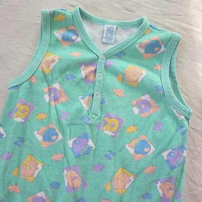 90s Vintage Animals Cotton Pantsuit 18 months