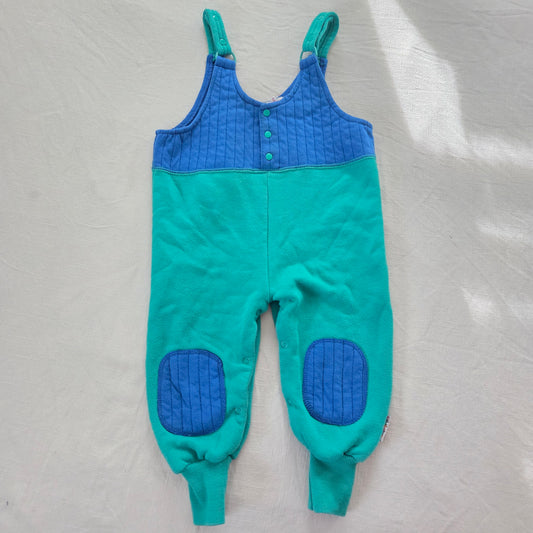 90s Vintage Gymboree Color Block Overalls 2t