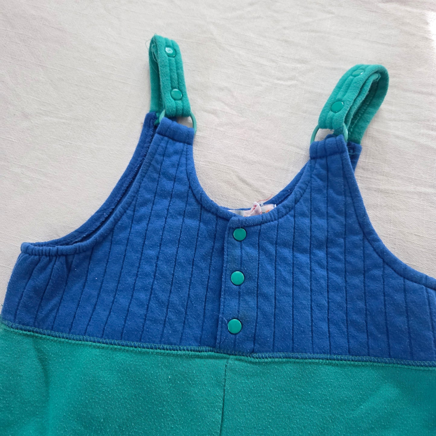 90s Vintage Gymboree Color Block Overalls 2t