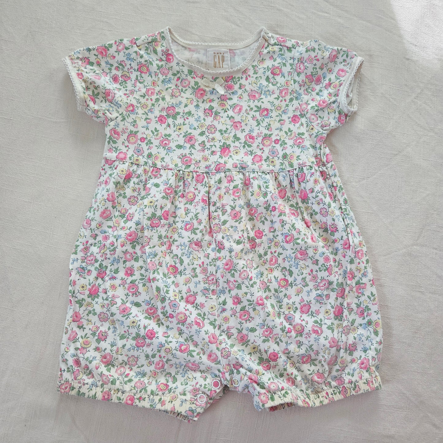 90s Vintage Gap Floral Bubble Romper 12-18 months