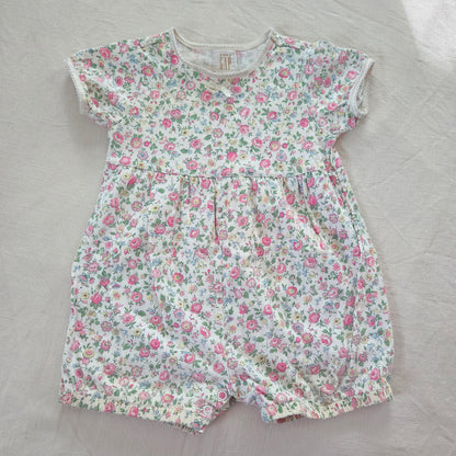 90s Vintage Gap Floral Bubble Romper 12-18 months
