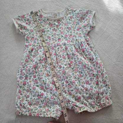 90s Vintage Gap Floral Bubble Romper 12-18 months