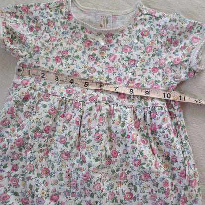 90s Vintage Gap Floral Bubble Romper 12-18 months
