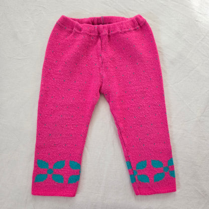 90s Vintage Knit Girly Pants 18 months