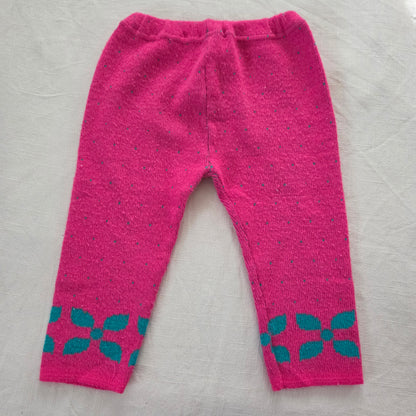90s Vintage Knit Girly Pants 18 months