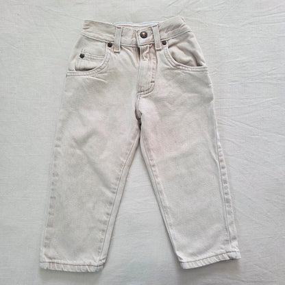 90s Vintage Lee Sand Jeans 3t