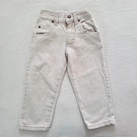 90s Vintage Lee Sand Jeans 3t
