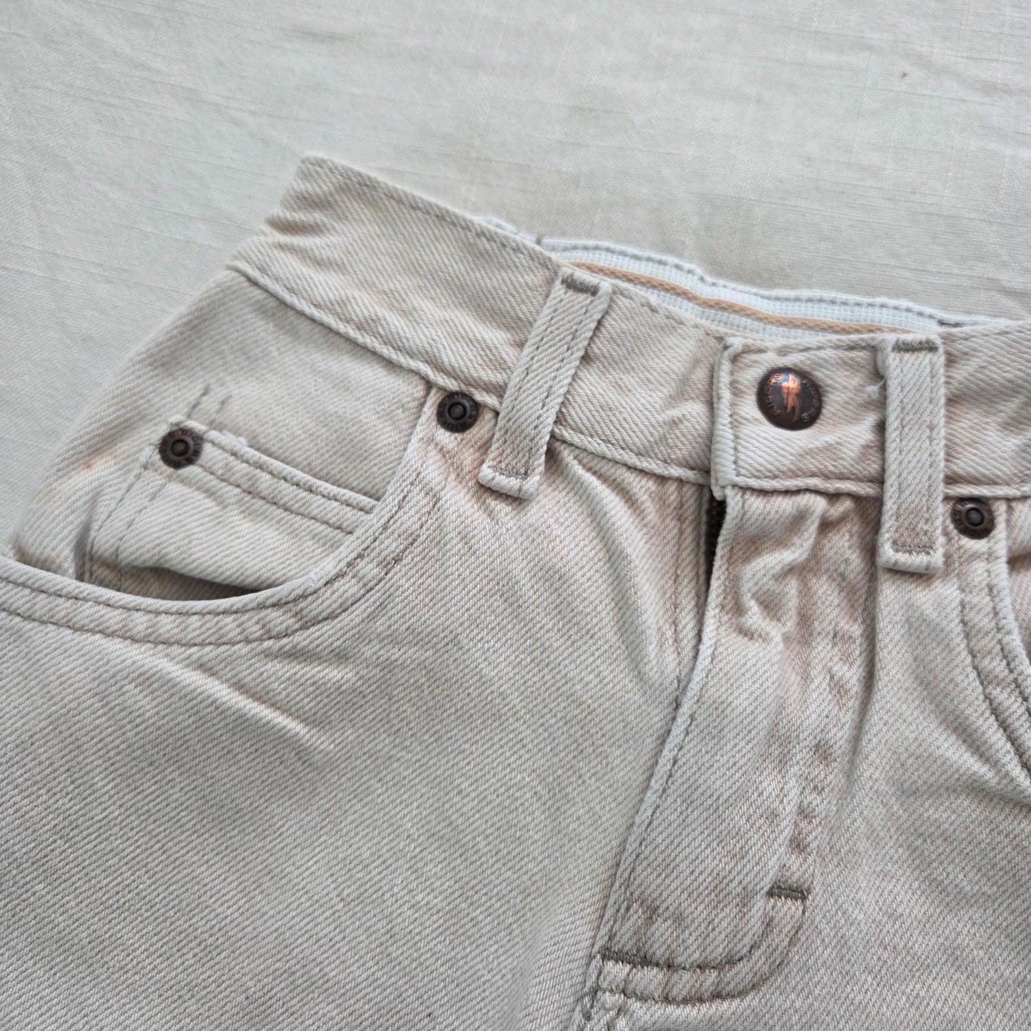 90s Vintage Lee Sand Jeans 3t