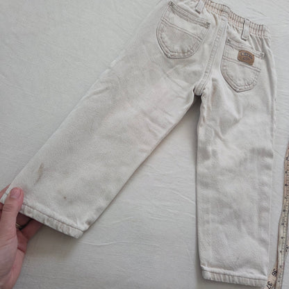 90s Vintage Lee Sand Jeans 3t