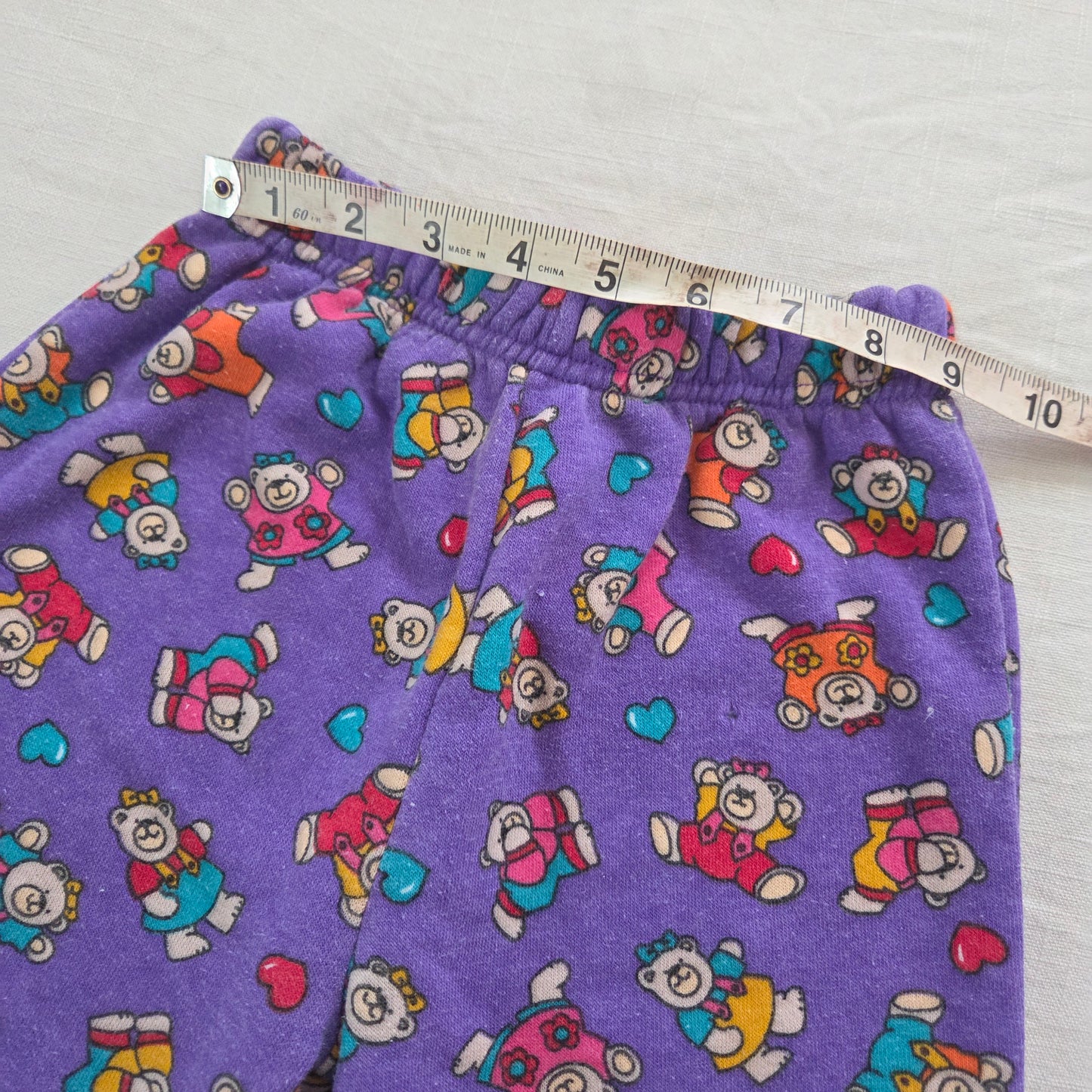 90s Vintage Bears Purple Pants 5t/6