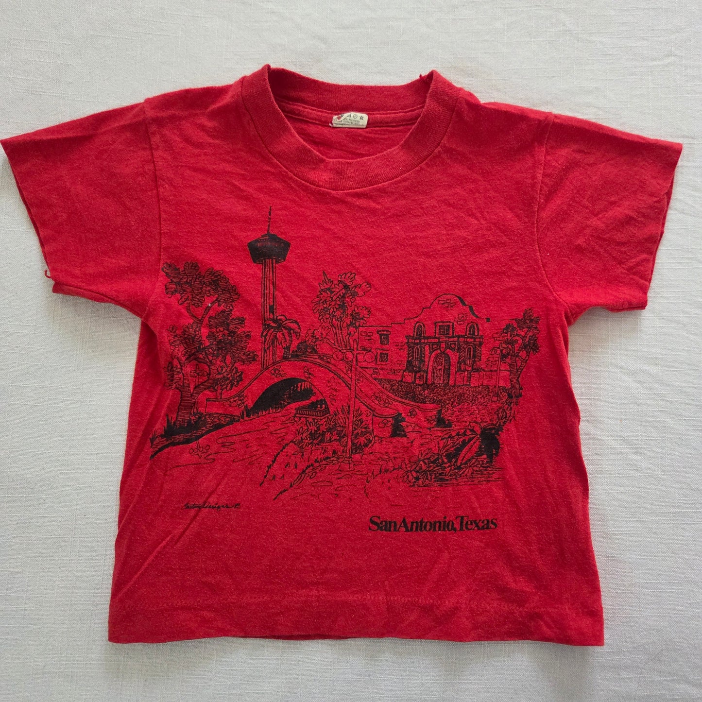 90s Vintage San Antonio Texas Tee 3t/4t