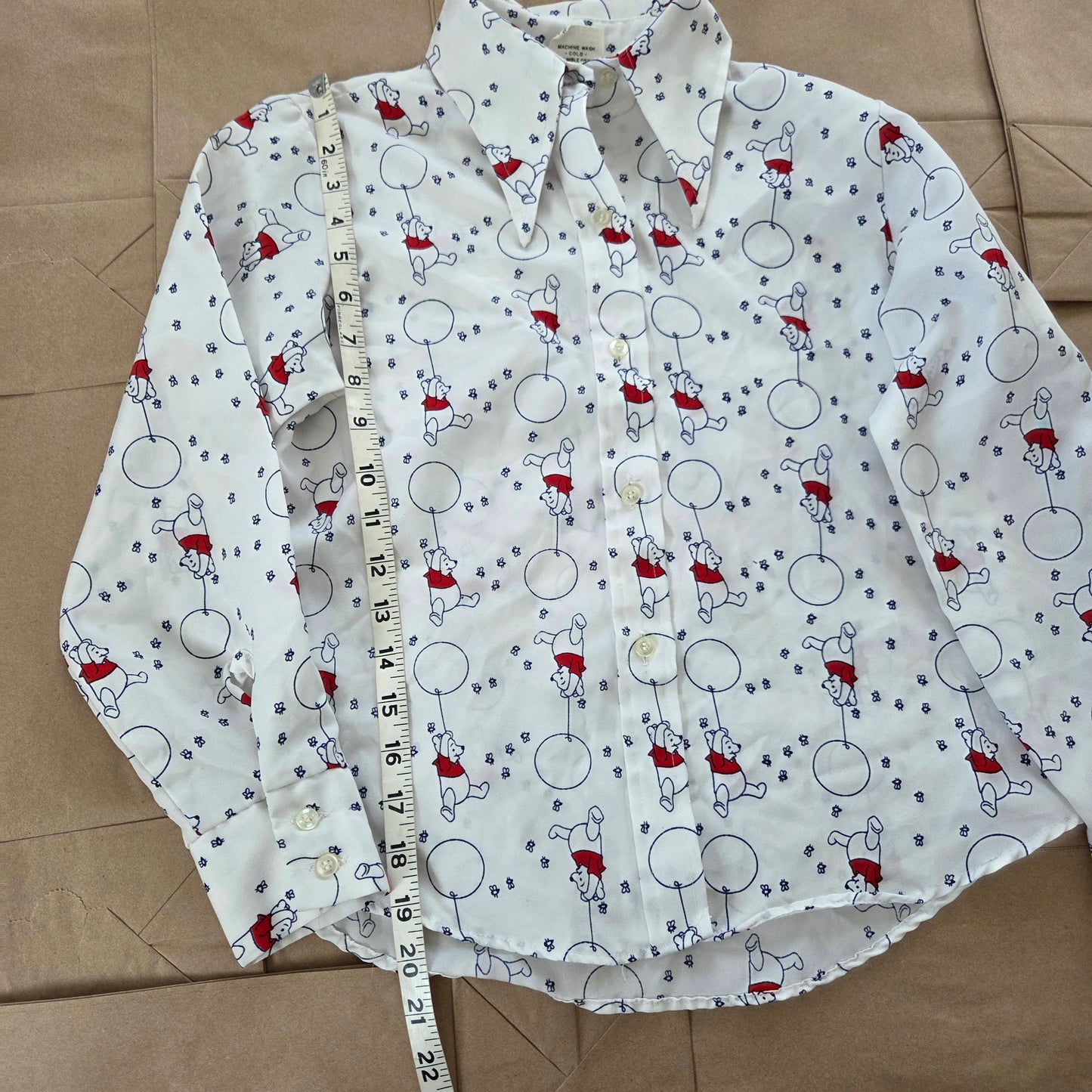 70s Vintage Pooh Buttondown kids 10