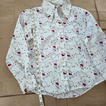 70s Vintage Pooh Buttondown kids 10