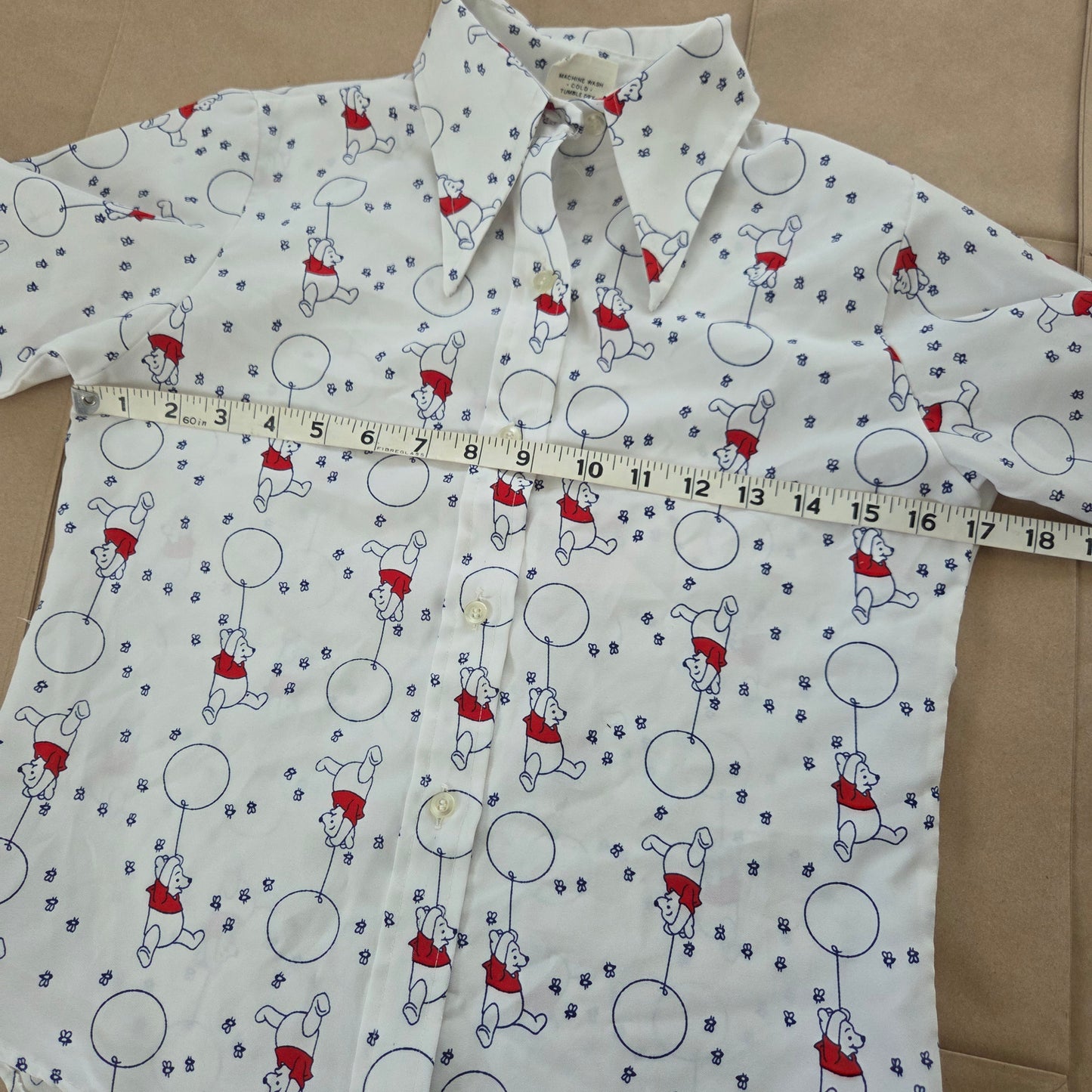 70s Vintage Pooh Buttondown kids 10