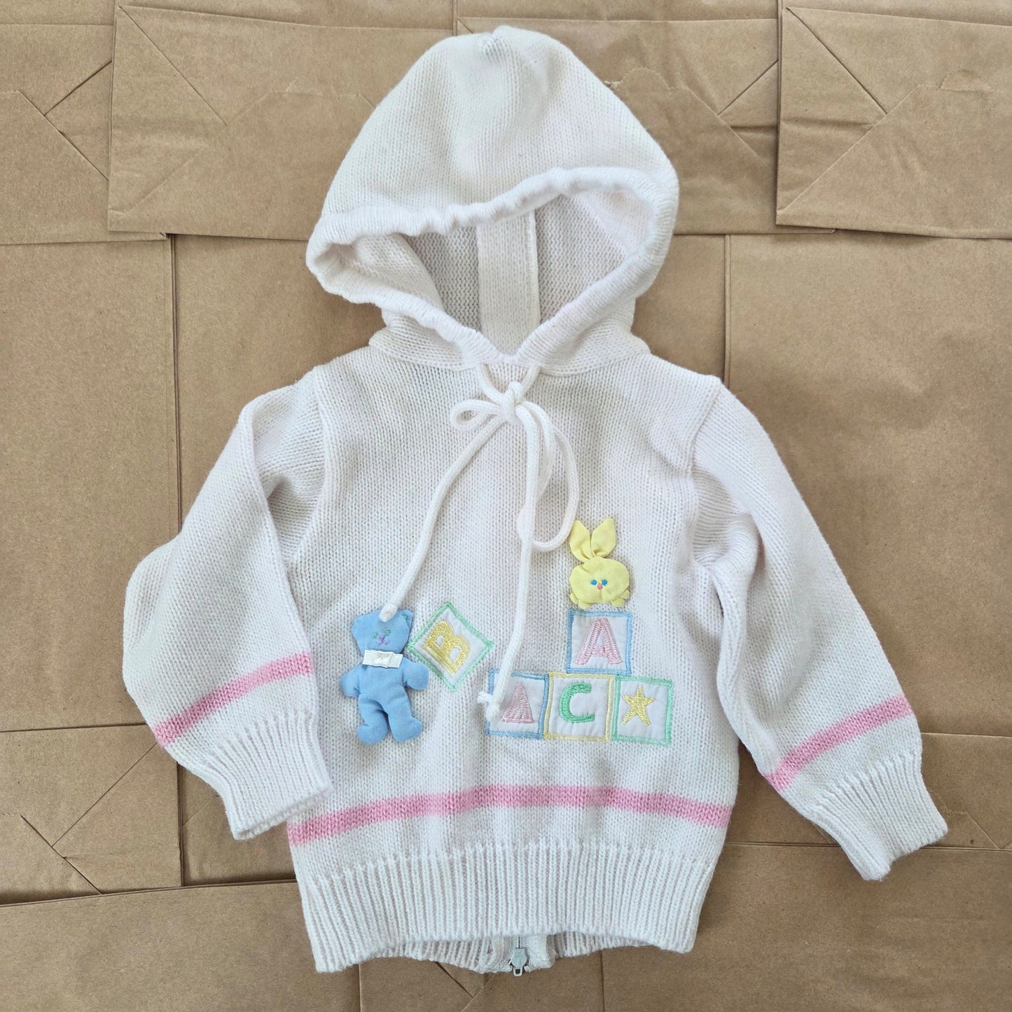 90s Vintage Toys Knit Sweater 6-9 months