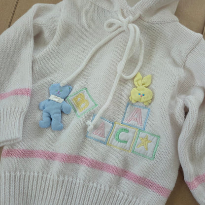 90s Vintage Toys Knit Sweater 6-9 months