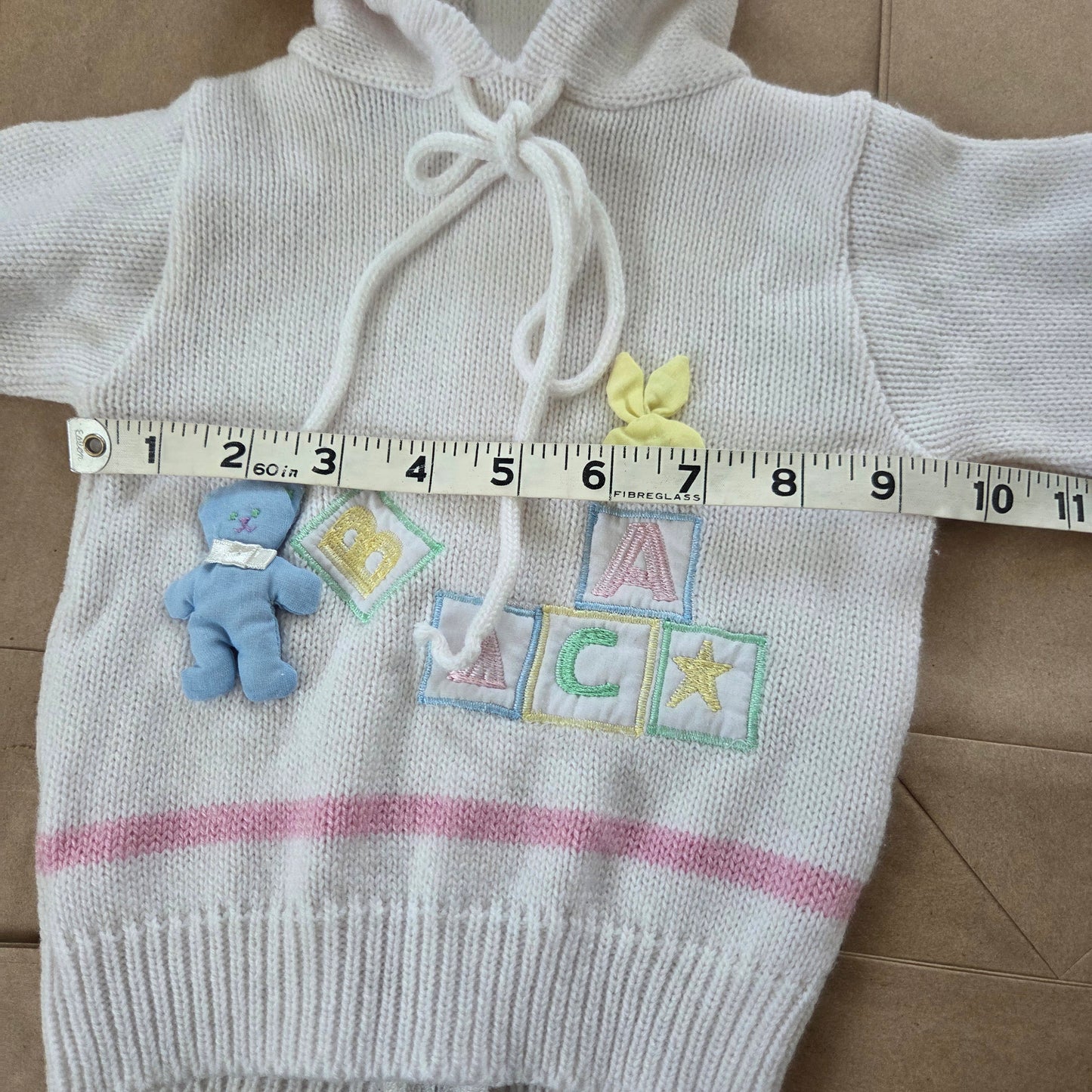 90s Vintage Toys Knit Sweater 6-9 months