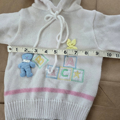 90s Vintage Toys Knit Sweater 6-9 months