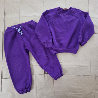80s Vintage Purple Matching Set 2t
