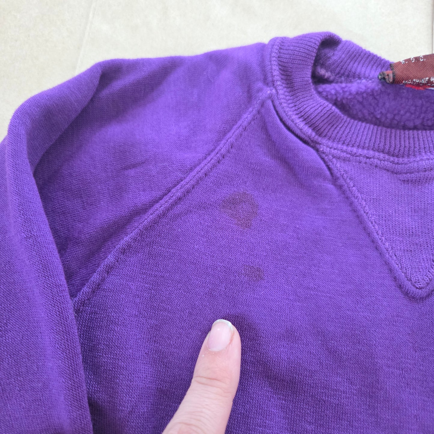 80s Vintage Purple Matching Set 2t