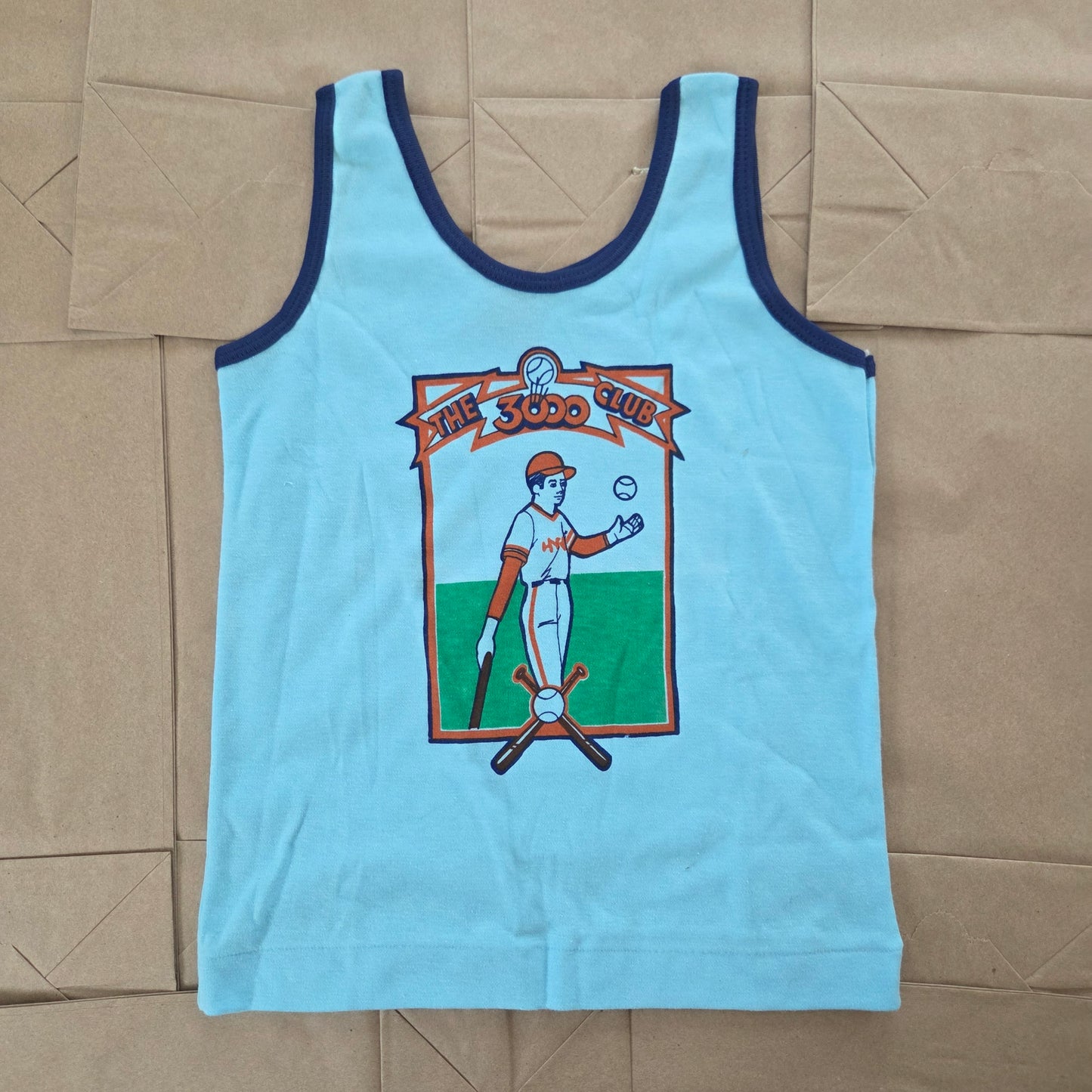 80s Vintage NWOT Baseball Tank Top 4t/5t