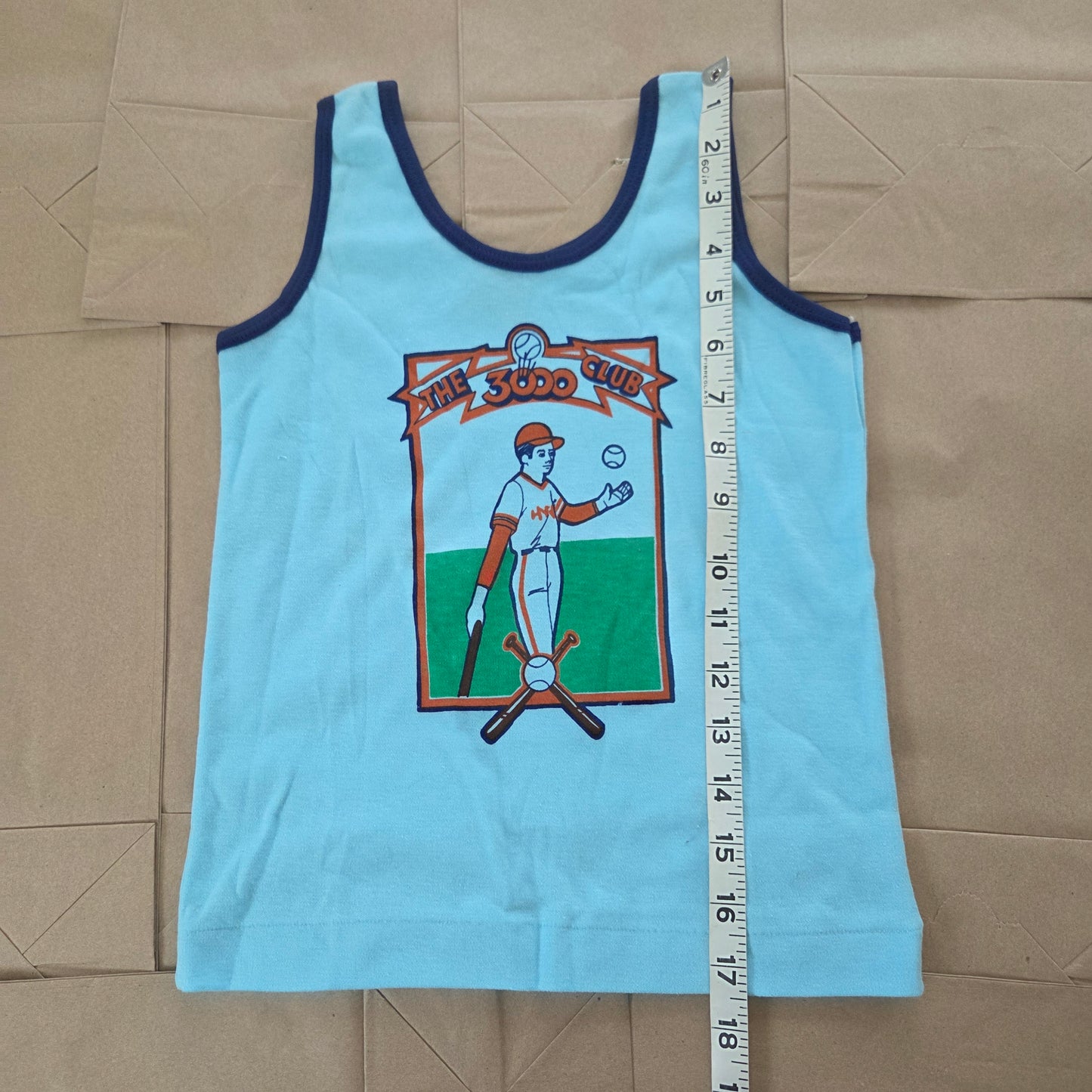 80s Vintage NWOT Baseball Tank Top 4t/5t