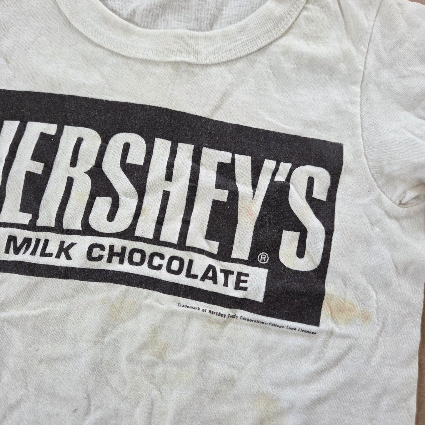 70s/80s Vintage Hershey's Single Stitch Cotton Tee 4t