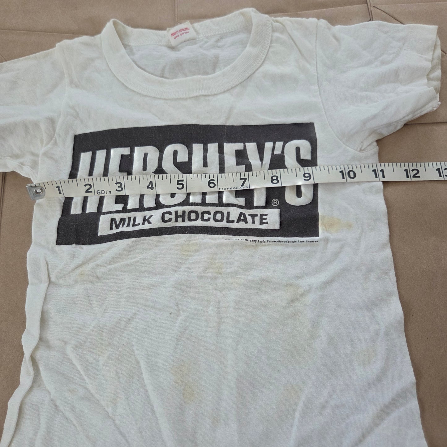 70s/80s Vintage Hershey's Single Stitch Cotton Tee 4t