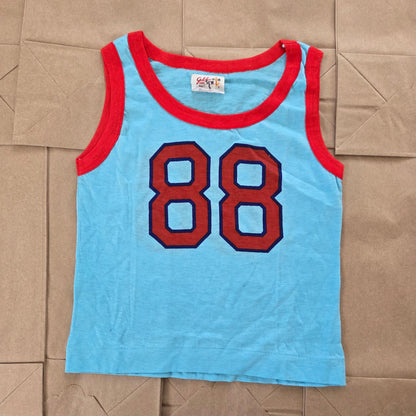 80s Vintage NWOT #88 Tank Top 3t/4t