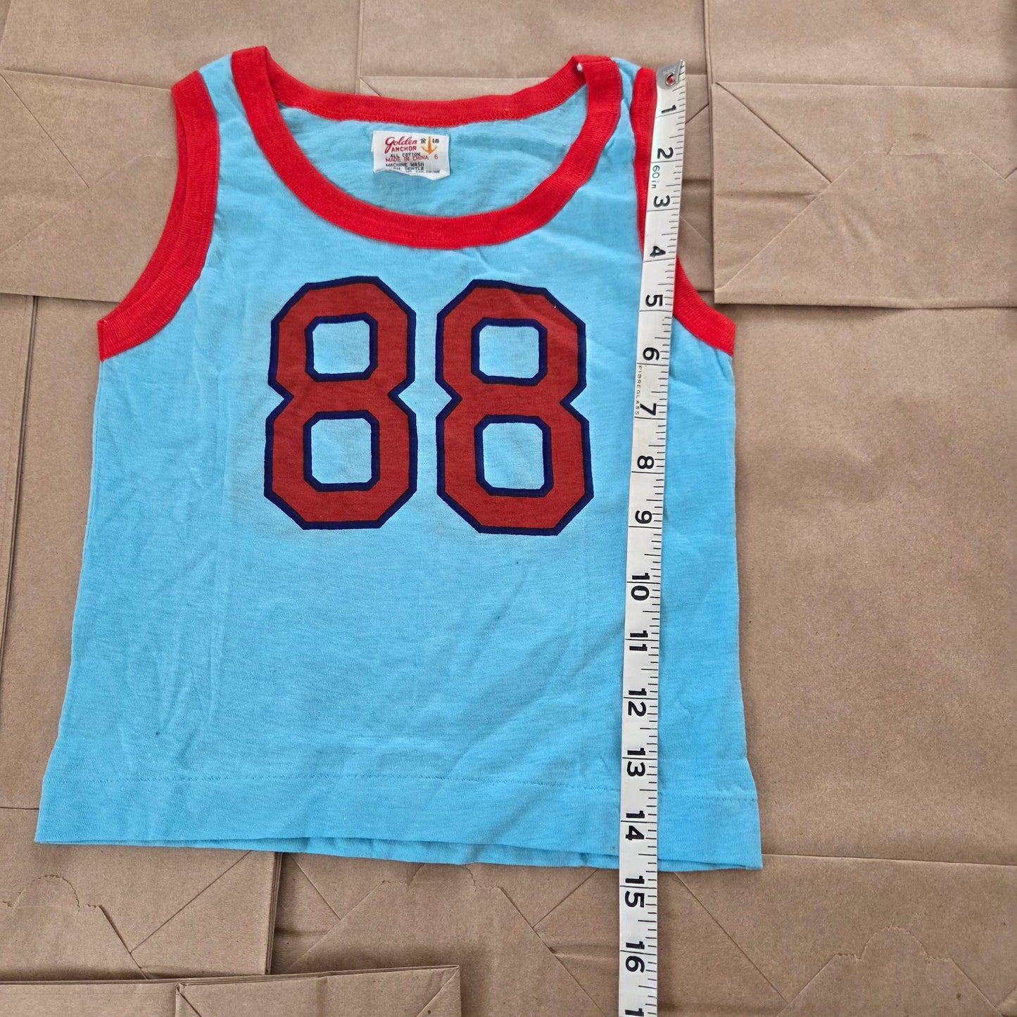 80s Vintage NWOT #88 Tank Top 3t/4t