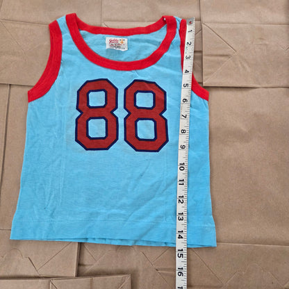 80s Vintage NWOT #88 Tank Top 3t/4t