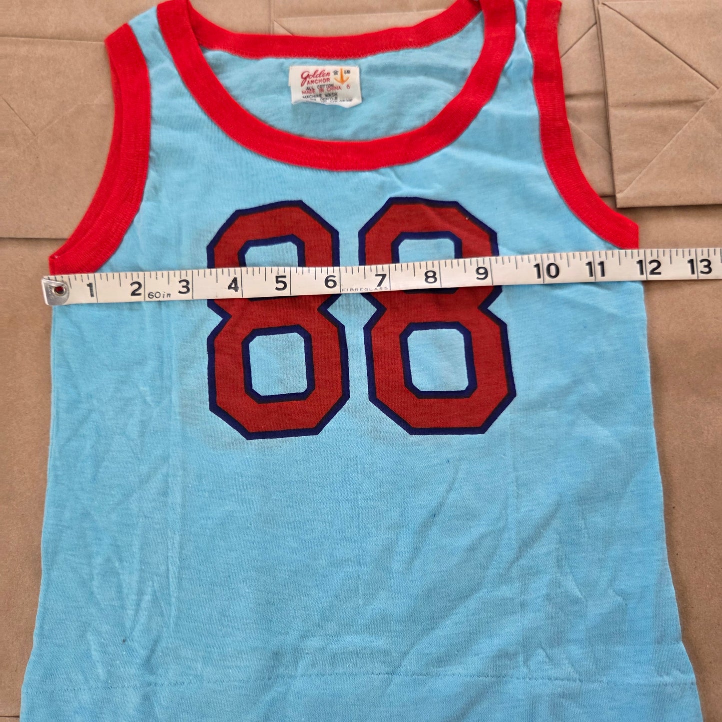 80s Vintage NWOT #88 Tank Top 3t/4t