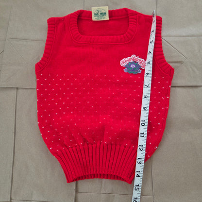 80s Vintage Cabbage Patch Kids Knit Vest 3t/4t