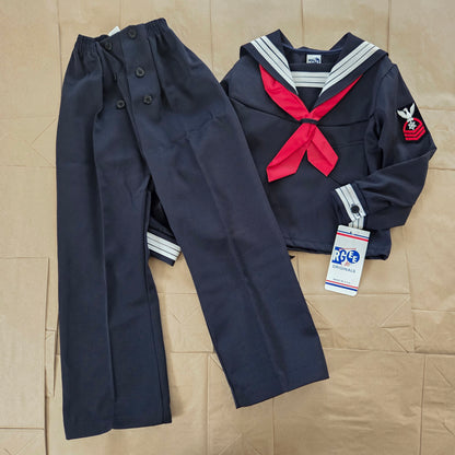 80s Vintage Deadstock Sailor Matching Set kids 6/7