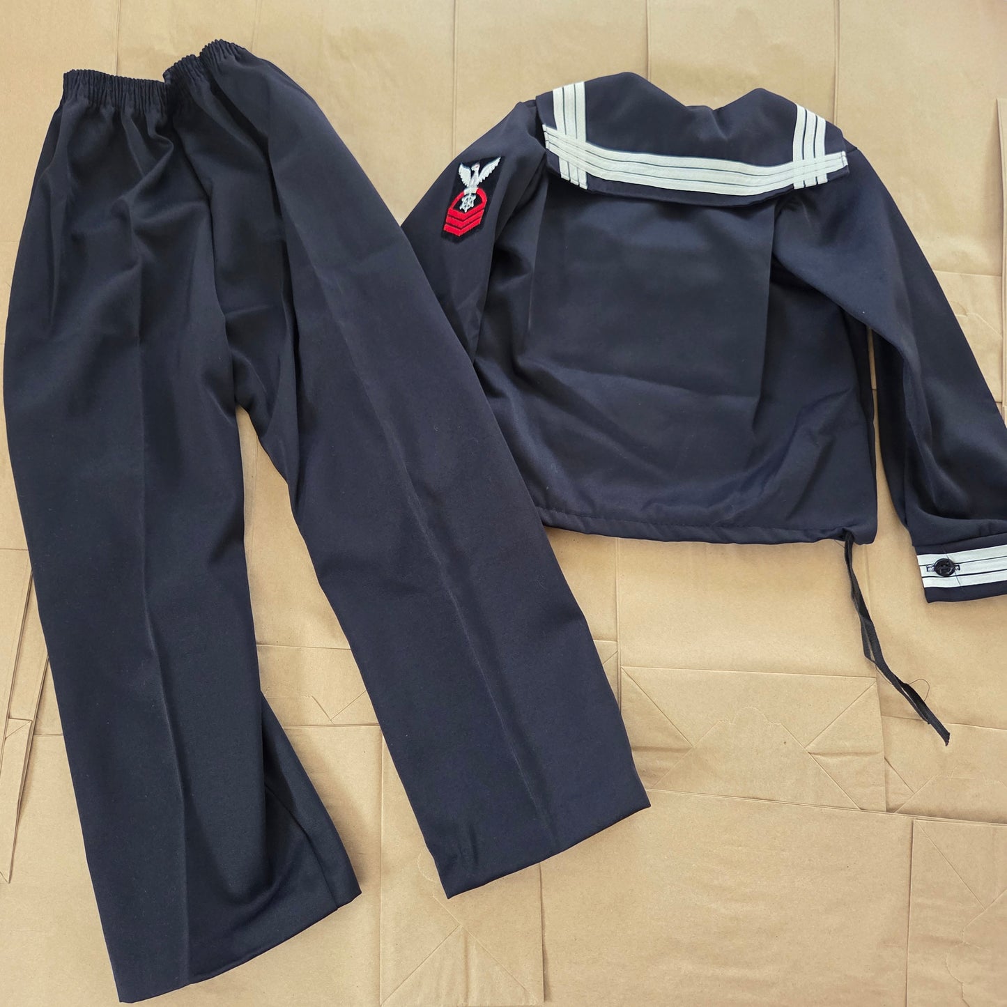 80s Vintage Deadstock Sailor Matching Set kids 6/7