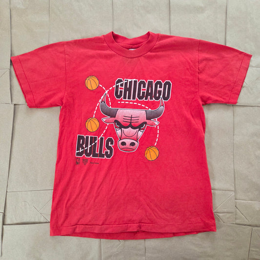 90s Vintage Chicago Bulls Single Stitch Tee kids 10/12