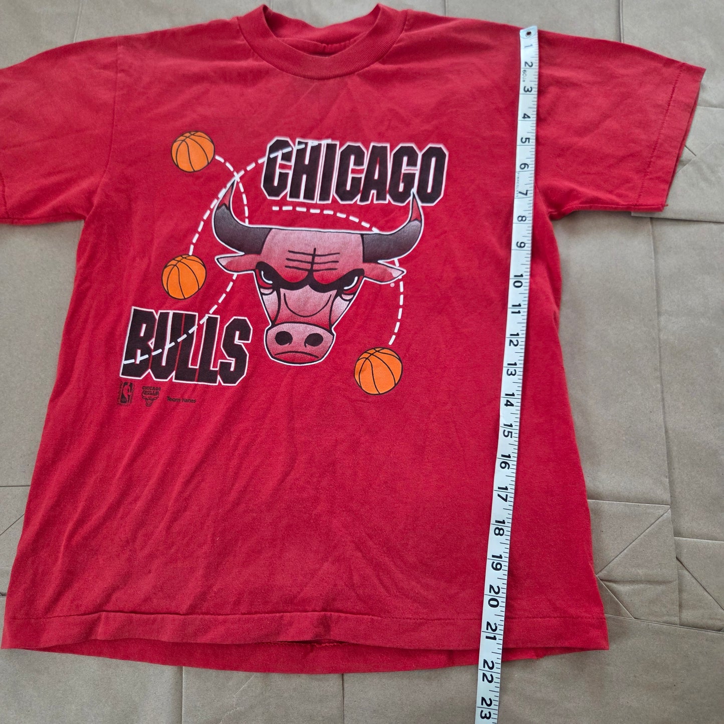 90s Vintage Chicago Bulls Single Stitch Tee kids 10/12