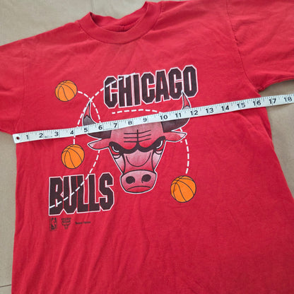 90s Vintage Chicago Bulls Single Stitch Tee kids 10/12