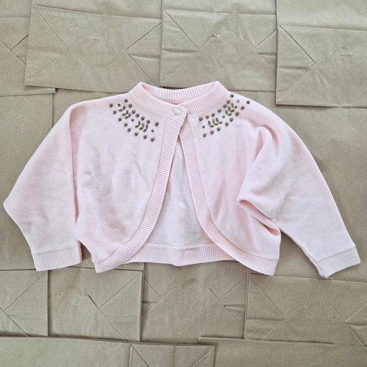 90s Vintage Pink Knit Slouchy Sweater 12 months