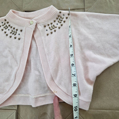 90s Vintage Pink Knit Slouchy Sweater 12 months