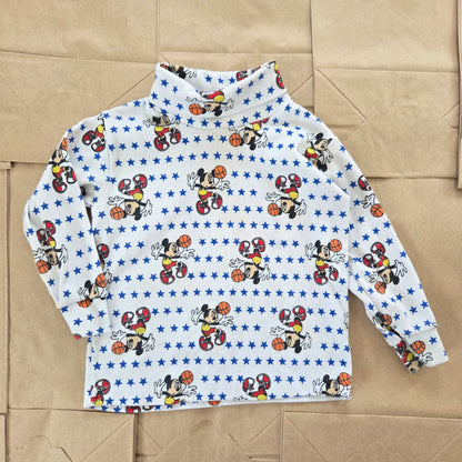 90s Vintage Mickey Basketball Turtleneck 18 months