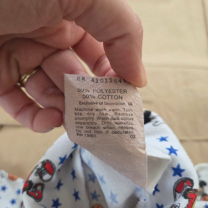 90s Vintage Mickey Basketball Turtleneck 18 months