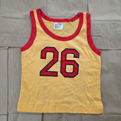 80s Vintage #26 Tank Top 3t/4t
