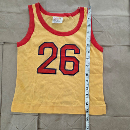 80s Vintage #26 Tank Top 3t/4t